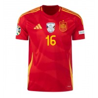 Maglia Calcio Spagna Rodri Hernandez #16 Prima Divisa Europei 2024 Manica Corta